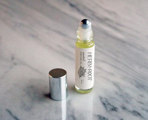 Santal Perfume Oil Rollerball (Roll on) | Herb & Root | 10ml | Virginia Cedar and Palo Santo, Smoky Woods Fragrance for Men or Women...