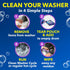 OxiClean Washing Machine Cleaner with Odor Blasters, 4 Count...