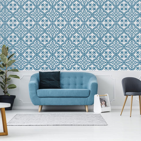 Mandala Reusable Stencil 12 x 12 Inches Wall Templates Tile Pattern Stencil Mandala Drawing Templates for DIY Scrapbooks Wall Floor Home Decors (6...