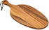 Lipper International Acacia Wood Oblong-Shape Paddle Board for Serving, 8-3/4" x 19-1/4" x 3/8"...
