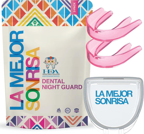 La Mejor Sonrisa (The Best Smile) Dental Night Guard - Mouthguard for Clenching Teeth At Night, Premium Night Guard for Teeth Grinding with Jaw Cl...