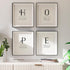 Scriptionery HOPE Christian Wall Art Set of 4 | Black and White Bible Verse Prints | Faith-Based Scripture Decor for Entryway, Prayer Room, Living...