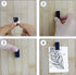 24Pcs Self Adhesive Clips, Wall Clips for Hanging, Photo Clips Plastic Spring Clips Hanging for Paper Tapestry Hangers Home and Office Christmas D...