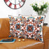 Decorative Couch Pillow Covers for Living Room 18x18 inches Set of 2 Embroidered Pattern Square Throw Pillows Case Cover for Sofa Bed Chair...