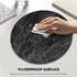 Elegant Black and White Topographic Design Mouse Pad for Office and Home Use, Stitched Edges Non-Slip Rubber Base Mouse Pads for Computers Laptop...