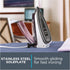 Rowenta Travel Iron, Pro Compact Stainless Steel Soleplate Hand Held Steamer Iron for Clothes, 200 Microsteam Holes, 1000 Watts Ironing, Fabric St...