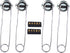4 pcs Flint Spark Torch Igniter Single Flint Spark Lighter for Propane Torch Striker with 10pcs Flints...