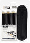 ROYAL BRUSH Clamshell Art Sketching Pencil with Case, 15 Teile Zeichnen Set...