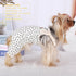 Dog Pajamas Summer Dog Clothes for Small Dogs Girl Boy Star Strap Puppy Onesie Pjs for Doggie Pet Cat Jammies Apparel, Beige, XL...