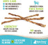 Raw Paws Lamb Esophagus Twists for Dogs, 12 inch, 5-ct - Packed in USA - Lamb Weasand Twist - Natural Dog Lamb Treats from Free-Range Sheep - Lamb...