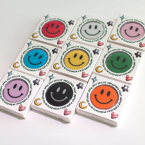 Magsafe Compatible Mobile Phone Grip Stand Holder Cute Smile Face Shape Expandible Collapsible for Kindle Smartphone Tablet Cell Phone Accessory (...