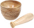 Wooden Mortar and Pestle Grinder/Chopper for Herbs, for Garlic Press, Coffee Grinder, Herb Spice Masher, Ginger Crusher, Spice Grinding, Spices an...