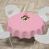 Childom 3 Pack Plastic Tablecloths for Rectangle Tables 54" x 108" Pink Disposable Table Cloths for 6 to 8 Foot Tables Indoor or Outdoor Parties B...