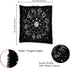 Indian Consigners Altar Cloth Zodiac Witchcraft Alter Tarot Spread Top Cloth Wiccan Square Spiritual 36 by 36 Sacred Cloth Galaxy (Zodiac Silver)...