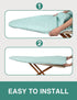 Extra Thick Ironing Board Cover and Pad,15x54 Reflective Silicone Ironing Board Cover Resist Scorching and Staining Standard Size Ironing Board Co...
