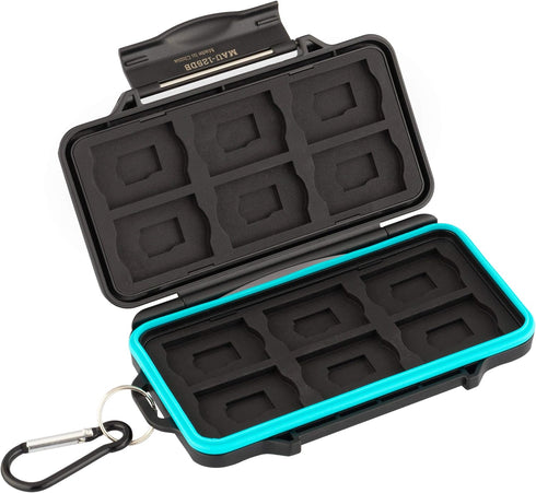 Ruggard Leda Memory Card Case for SD & microSD Cards (Black)...