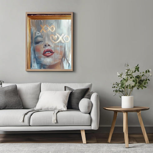 Posterizer 1 pcs-xoxo cute flirty poster-Valentine's day inspired art -3-Romantic Art-Holiday Poster Collection-Gift for Couples boyfriend girlfri...