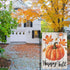 Happy Fall Garden Flag 12×18 Inch Double Sided Vertical Thanksgiving Yard Autumn Pumpkin Outdoor Decor DF076...