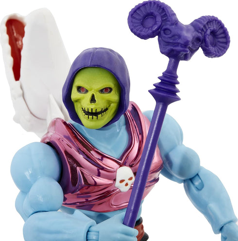 Masters of the Universe Origins Terror Claws Skeletor Action Figure with Accessories, 5.5in Collectible Toy Gift For MOTU Fans...