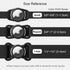 Waterproof Airtag Dog Collar Holder, Silicone & ABS Airtag Holder for Dog & Cat Collars, Ultra-Durable, Lightweight and Protective Airtag Case (Ro...