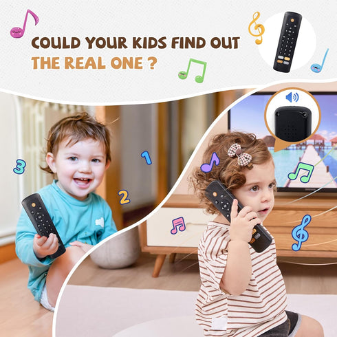 Baby TV Remote Toy - Baby Early Learning Toys, Baby Musical Toys, Toddler Toys with Realistic Play, Lights, and Sounds - Boys Girls Toys Gift for ...