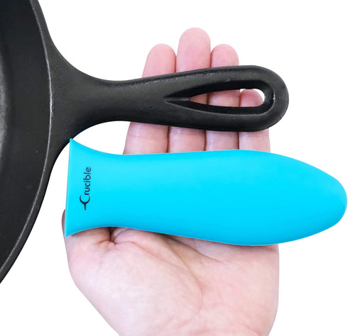 Silicone Hot Handle Holders (2-Pack Large, Turquoise)...