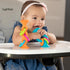 Fat Brain Toys pipSquigz Loops - Orange Silicone Suction Cup Baby Sensory Toy for Babies and Toddlers 6 mos+...