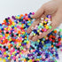 24 Colors Pony Beads for Bracelets, 6x9mm Large Plastic Pony Beads Set Kandi Beads Friendship Bracelet Making Kit for DIY Crafts and Jewelry Makin...
