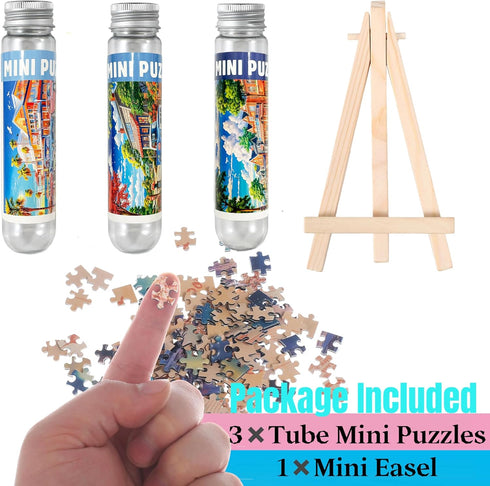 Small Jigsaw Puzzles for Adults 150 Pieces Vintage American street view Mini Jigsaw Puzzles Challenging Mini Puzzles Tiny Jigsaw Puzzles 6 x 4 Inc...