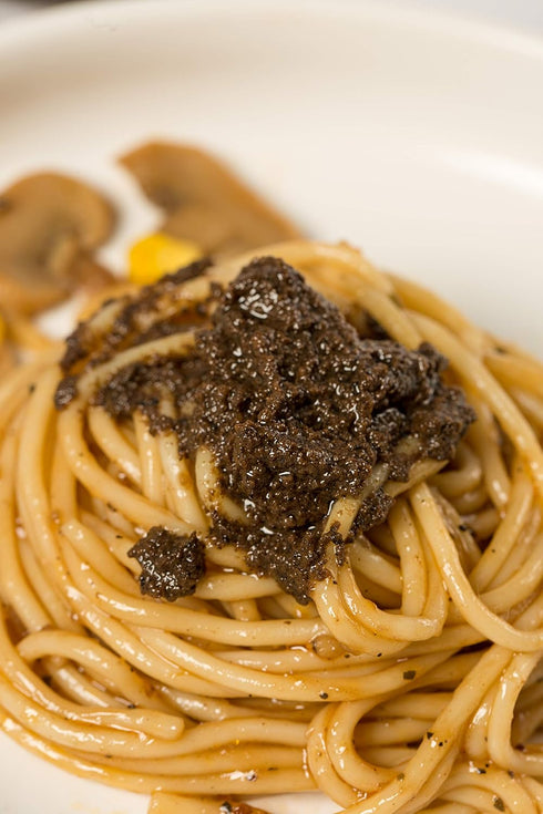 VIGOROUS MOUNTAINS Black Truffle Paste - 3.17 oz Vegan Pesto Pasta Sauce Seasoning in Extra Virgin Olive Oil...