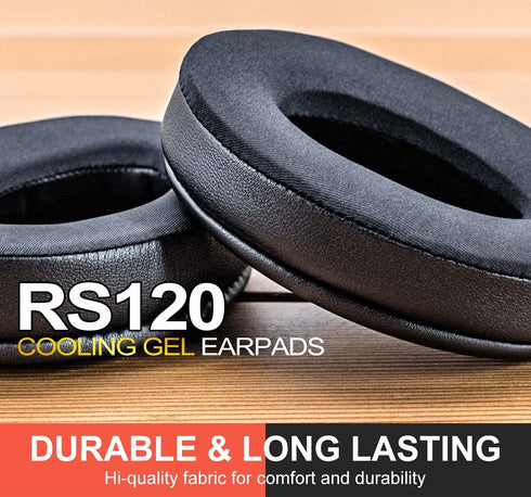 RS120 Cooling Gel Earpads - Compatible with RS120 RS 110 HDR120 Headphones, Hybrid Cooling Gel Replacement Cushion (Hybrid Fabric)...