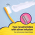 SANGSI Embossed Bristle Toothbrush, Soft Toothbrushes for Adults - Sensitive Teeth and Gums Care - Perfect Travel Essentials – Bubble Bubble Pop P...