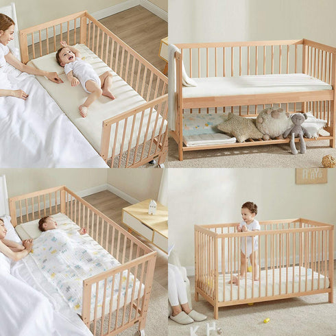 NTBAY 100% Brushed Microfiber Fitted Crib Sheet, Super Soft and Cozy 28x52 Crib Sheet for Standard Crib and Toddler Mattresses, Boys, Girls, Unise...