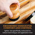 CLARK'S Food Grade Mineral Oil & Wax Applicator for Round Wood Cutting Board, Butcher Blocks, Bamboo, and Utensils – USA Maple Construction...