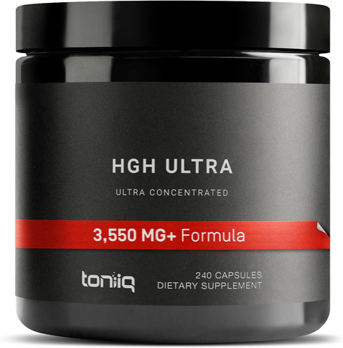 HGH Supplements for Men & Women (240 Count) 3,550mg+ Support Muscle Growth & Healthy Levels of Human Growth Hormone for Men, with High-Purity Argi...