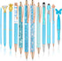 12 Pcs Diamond Pens Metal Liquid Sand Glitter Cute Ballpoint Pen Set Girly Crystal Pen Women Ballpoint Pen Black Ink Ball Point Pen Gift for Women...