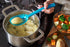 Slotted Serving Spoons - Set of 2, Heat-Resistant - Ideal for Draining and Serving Vegetables, Pasta, and More - Dishwasher Safe and Made in the U...