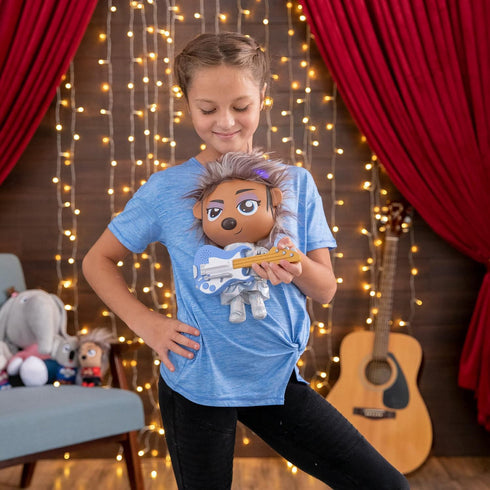 Sing 2: Riff-Rock Ash Plush Toy – Rockin’ Interactive Toy – 12'' Tall – 4 Years+...