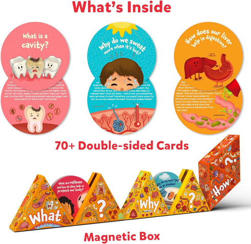 Skillmatics Science Kit The Human Body - STEM Toy, Learning Resource & Educational Toys for Boys & Girls, Gifts for Ages 7, 8, 9 & Up, 70+ Cards...