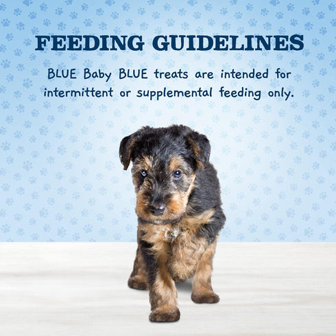Blue Buffalo Baby BLUE Crunchy Biscuits with DHA, Crunchy Dog Treats for Puppies, Made with Natural Ingredients, Oatmeal & Banana, 8-oz. Bag...