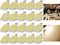 20PCS 921 Interior LED Light Bulbs for RV, Super Bright 36-SMD Warm White 922 912 LED Bulbs Replacement for Camper Trailer Motorhome Marine Boat I...