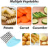 Potato Cutter Crinkle Wavy Shape French Fries Potato Chips Cuting Knife Stainless Steel Cucumber Carrot Vegetable Salad Waves Cutting Tool...