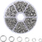 304 Stainless Steel Jump Rings for Jewelry Making Supplies Open Jump Rings 4/5/6/7/8/10mm Silver O Rings for DIY Making Bracelet Earrings Necklace...