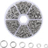 304 Stainless Steel Jump Rings for Jewelry Making Supplies Open Jump Rings 4/5/6/7/8/10mm Silver O Rings for DIY Making Bracelet Earrings Necklace...