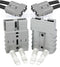 Anderson Power Products SB50 Connector Kit, 50 Amps, Gray Housing, w/ 10 12 AWG, 6319 (1 Pair)...