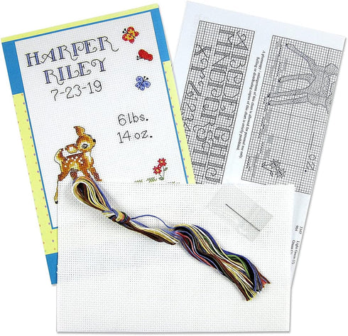 Tobin Janlynn Counted Cross Stitch Kit Multicolor, White...