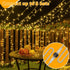Ollny String Lights 120LED 40FT, Warm White Fairy Lights Waterproof Connectable Timer, 8 Modes Plug in Christmas Lights for Bedroom Outdoor Party ...