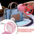 Partial Denture Case Leak Proof with Strainer Basket and Brush, Waterproof Denture Cup Retainer Cleaning Bath Case Travel for Dentures, Braces, Ni...