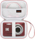 Canboc Hard Case for Kodak PIXPRO Friendly Zoom FZ55 / FZ53 / FZ45 16MP Digital Camera, Mesh Pocket fits SD Card, USB Charging Adapter, USB Cable,...