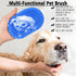 JASLAH 3 PCS Set, Pet Massage Brush Dog Bath Brush for Long/Short Hair Pet Shampoo Brush Soft Silicone Comb for Pets Grooming Bathing Tool Dog Hai...